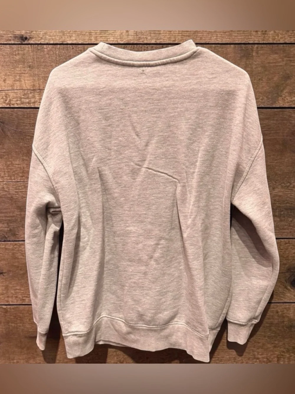 Gray 'DAD' EMBROIDERED Graphic Crewneck Sweater LARGE